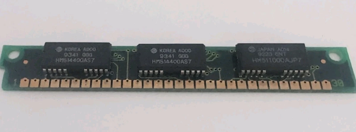 30pin SIMMメモリCENTURYブランド 東芝1Mbチップ使用 ×8枚 SIMM Computer Memory (RAM) 30 Pins for sale | eBay