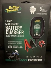 Battery Tender Junior 12V, 1 AMP Battery Charger & Maintainer Lead Acid, Lithium