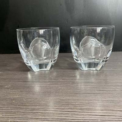 Hennessy XO Cognac Glasses Set of 2, Barware Drinkware Old Fashioned Rock Glass