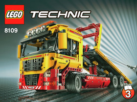 LEGO TECHNIC 8109 Tow Truck Manuals - Original - Used (NO LEGO SET INCLUDED)