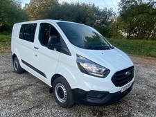 FORD TRANSIT CUSTOM 2.0 CREW VAN £ 8495 PLUS VAT FERNDOWN COMM 01202 877345