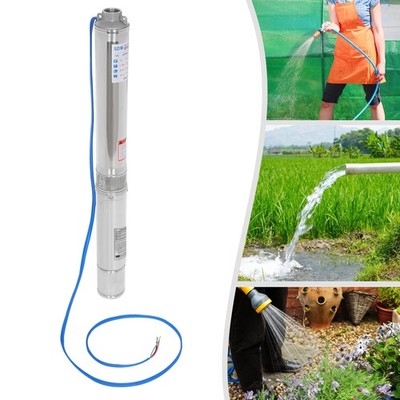 2HP Submersible Pump for Farm Irrigation, 3420RPM Deep Well Efficient Flow
