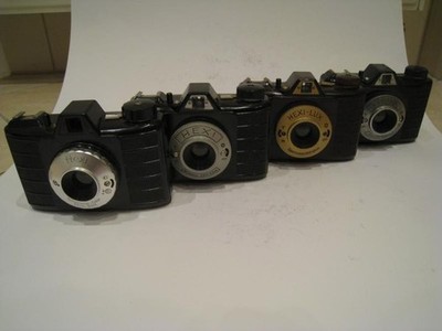 Hama Hexi, Boxkamera, Bakelit, alte Kamera, Fotoapparat, 4 Stück, VERY RARE!