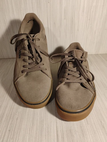 Vans Seldan scamosciato uomo 8 suola grigio gomma marrone 500714