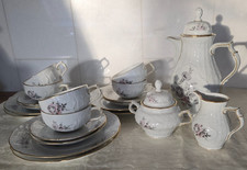 Rosenthal Sanssouci GRAUE ROSE * Kaffeeservice für 6 Personen *