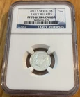 2011 S Silver Proof Roosevelt Dime 90% Silver, NGC Early Release PF 70 Ultra Cam