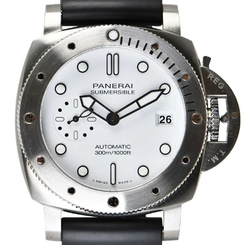 Panerai — PANERAI  -  Submersible Bianco in Stainless Steel