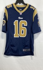 Nike Men's NFL LA Rams Jared Goff #16 Football Jersey Blue S