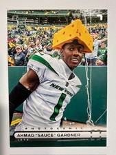 2022 Panini Chronicles Photogenic Ahmad Sauce Gardner Rookie PH-43 Jets RC Colts