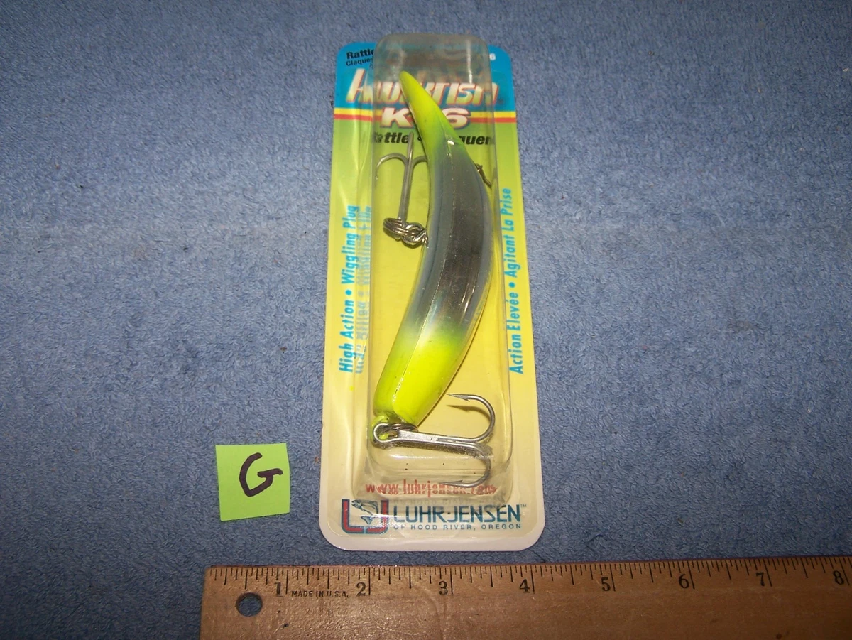 Unfished K16 Kwikfish in Eat Me OG Vintage Luhr Jensen Salmon
