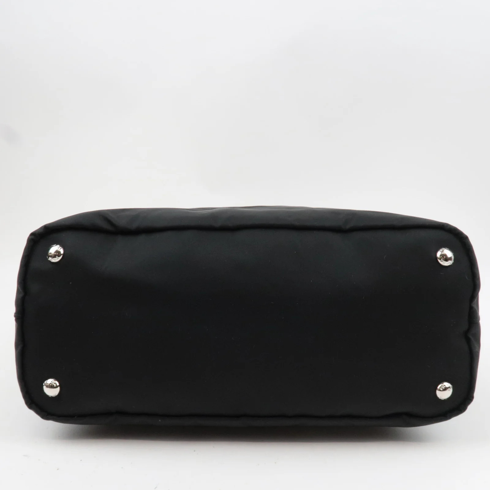 PRADA 2Way Handbag Nylon Leather Black 1BG696 Authentic thumbnail 5