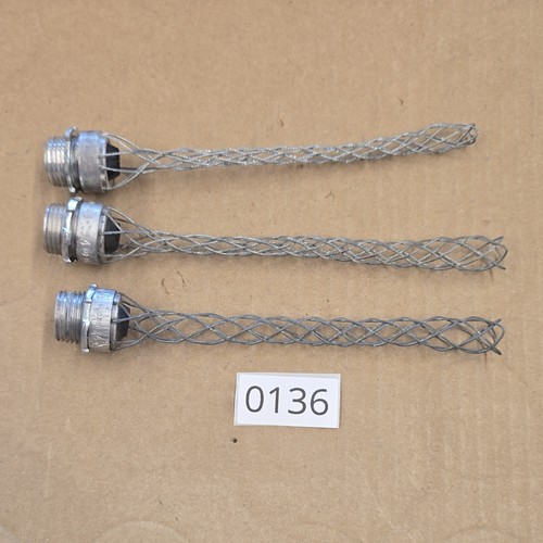 1/2 Inch Connector Kellems  Strain  Relief Grip  073S-014  -Set of 3-