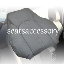 For Cadillac CTS 2008 2009 - 2013 Front Driver Side Top Leather Seat Cover Gray