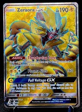 Zeraora GX 201/214 NM Full Art Ultra Rare Sun & Moon Lost Thunder Pokémon Card! on eBay