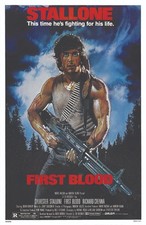 Póster de la película Rambo: First Blood 27 x 40 - Estilo A