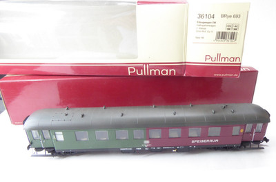 Pullman H0 36104  - Halbspeisewagen DB 2. Kl  Grün-Rot -  neuwertig OVP # 1912