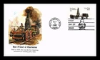 US COVER BEST FRIEND OF CHARLESTON LOCOMOTIVES FIRST DAY ISSUE FLEETWOOD