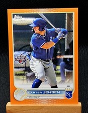 2022 Topps Pro Debut Carter Jensen Orange Parallel /25