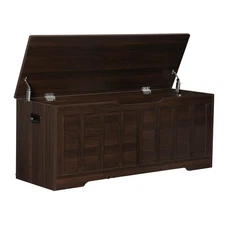 VANKILEY 47.2" Storage Chest Extra Large,Storage Trunk with 2 Safety