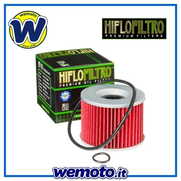 Filtre à huile moteur Hiflo HF401 Pour Kawasaki GPX 600 R (ZX 600 C1-C3) 1990 - Photo 1/1