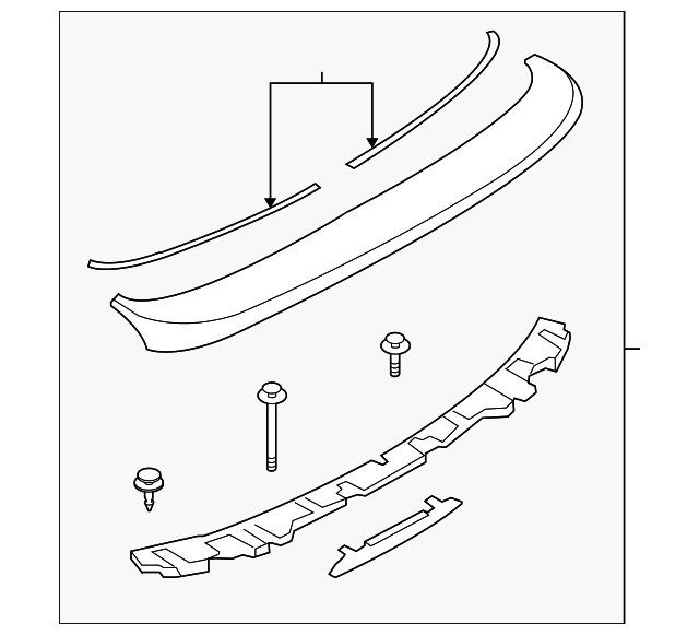 I A Mページ Genuine Mazda Spoiler TD11-51-960K-50 | eBay