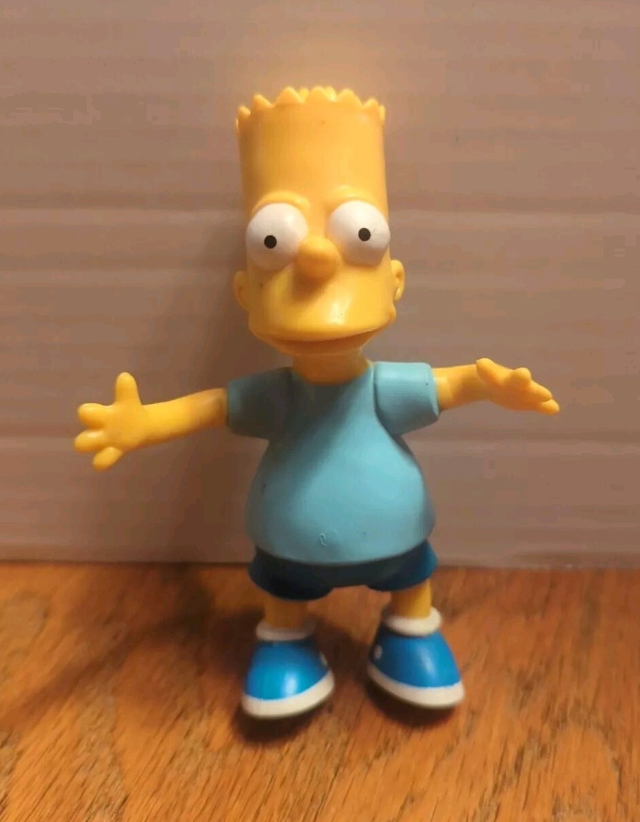 Vintage JESCO 1990 The Simpsons Bendable Action Figure Bart