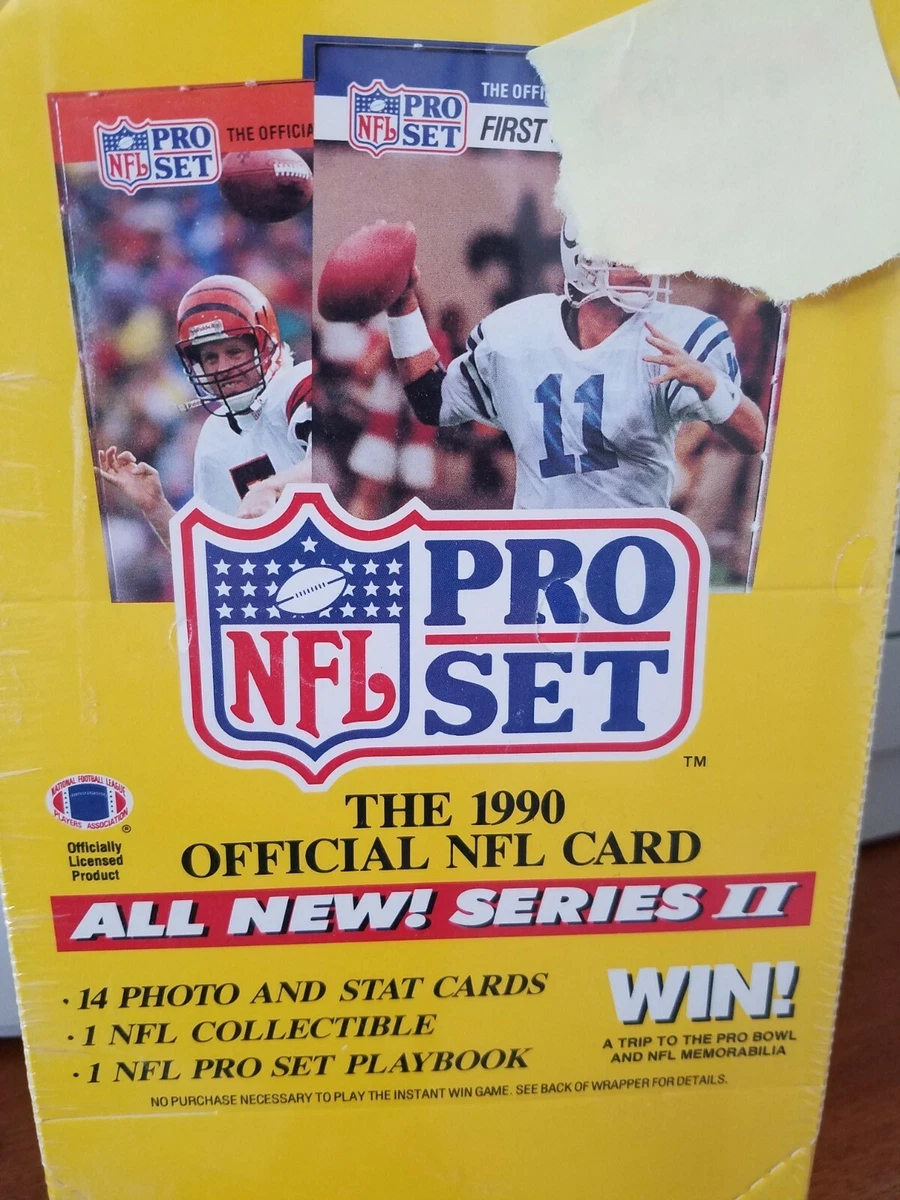 1990 Pro Set Official NFL Card Series II 2 Factory Sealed Unopened Full Box NEW