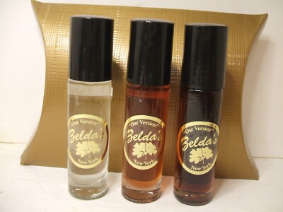 Zelda's Pure Perfume Body Oils Egyptian Musk or MORE CHOICE 1/3oz Roll on Bottle