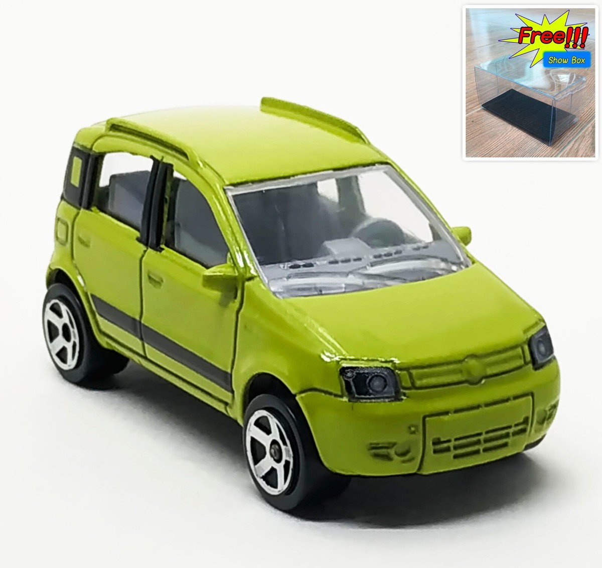 Majorette Fiat Panda 4x4 Green - Wheel 5CS 1:55 (3 inches) no
