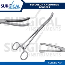 Ferguson Angiotribe Forceps 7.50" Curved Veterinary Instruments German Grade