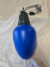 Blue Blow Mold C7 C9 14 - LARGE Christmas Bulbs Blow Mold Hanging String 1