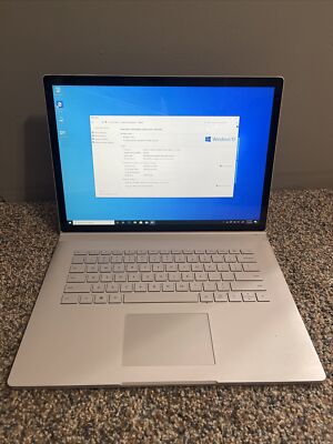 Microsoft Surface Book 2 JJH-00001 Intel I7-8650U 16GB RAM 512GB SSD Silver