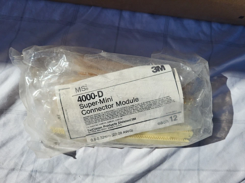 Gran Lote 28 Bolsas De Módulos De Empalme Módulo 3M MS2 4000D Foto 3 de 3