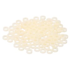 ABS Spacers, 120 Pcs 4.2mm ID, 7mm OD, 2mm Length for M4 Screws