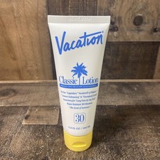 VACATION Classic Lotion Sunscreen SPF 30 3.4 Oz Full Size NEW Exp: 02/25