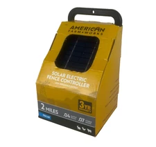 Solar American Farm Works Electric Fence Controller ~ 2 Mile Range 1572528