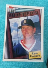 Topps 1994 (1993 Draft Pick) Baseball Card Ryan McGuire 746 - Boston Red Sox 