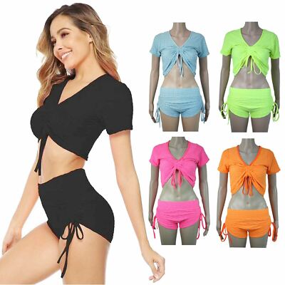 Women Seamless Sport Gym Yoga Crop Top 