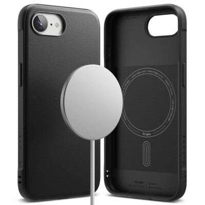 For iPhone 16e 17e | Ringke [Onyx / Onyx Magnetic] Slim Rugged MagSafe Case
