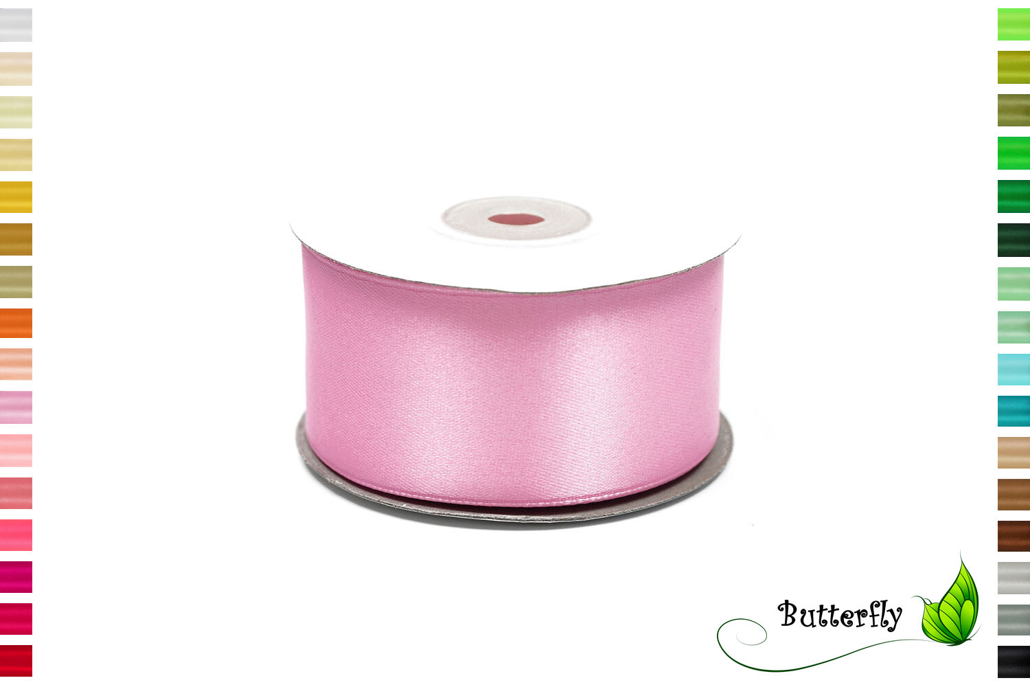 ZYOOO Satinband Rosa 10 Cm X 22 M – Hochzeitsband, Geschenkband, Dekorationsband Für DIY, Blumen & Feiern