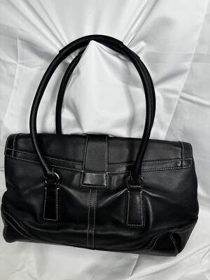 Coach Soho Hampton Black Handbag Satchel Tote Purse A04S-9251 | eBay
