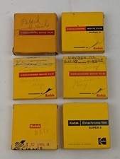 Kodak Lot 6 Used Super 8 Film Movies Kodachrome Ektachrome 1