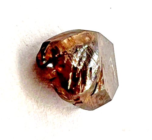 Aust. Argyle .50 Ct Champagne Colour, Partly Polished Rough Diamond - Picture 7 of 8
