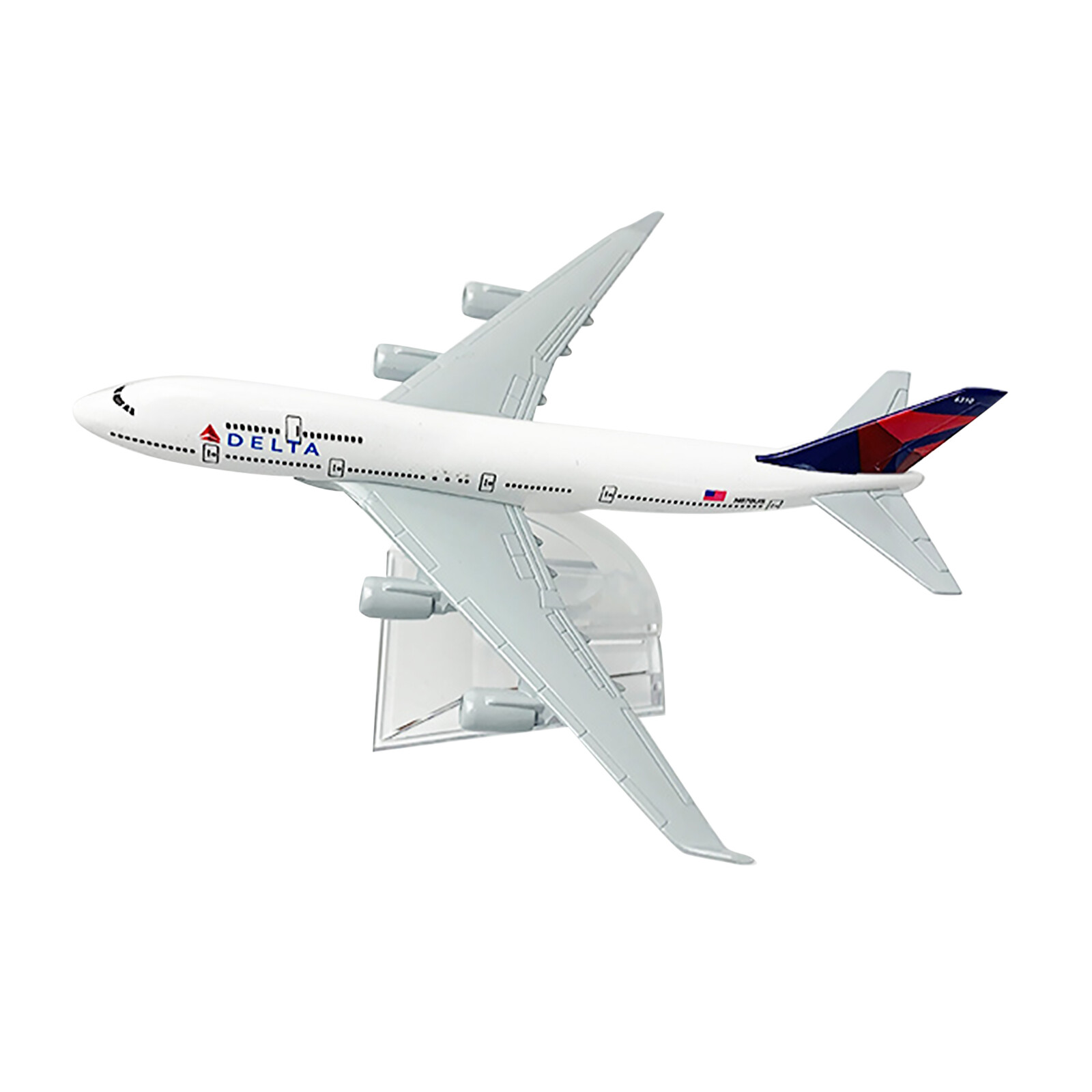 1/400 Scale 16cm Delta B747 Alloy Plane Model,Plane Souvenir Static Display