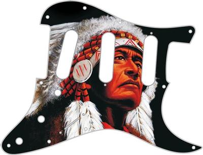 Stratocaster Strat Schlagbrett Fender SSS 11 Loch Gitarre Pick Guard The Chief 2