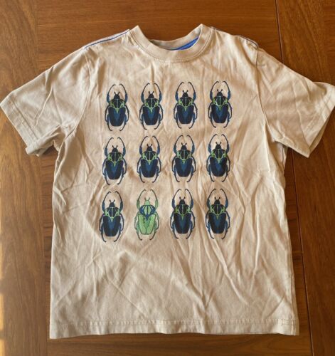 HANNA ANDERSSON kids Beetle short sleeve tee size 130 8 100% cotton - Picture 1 of 5