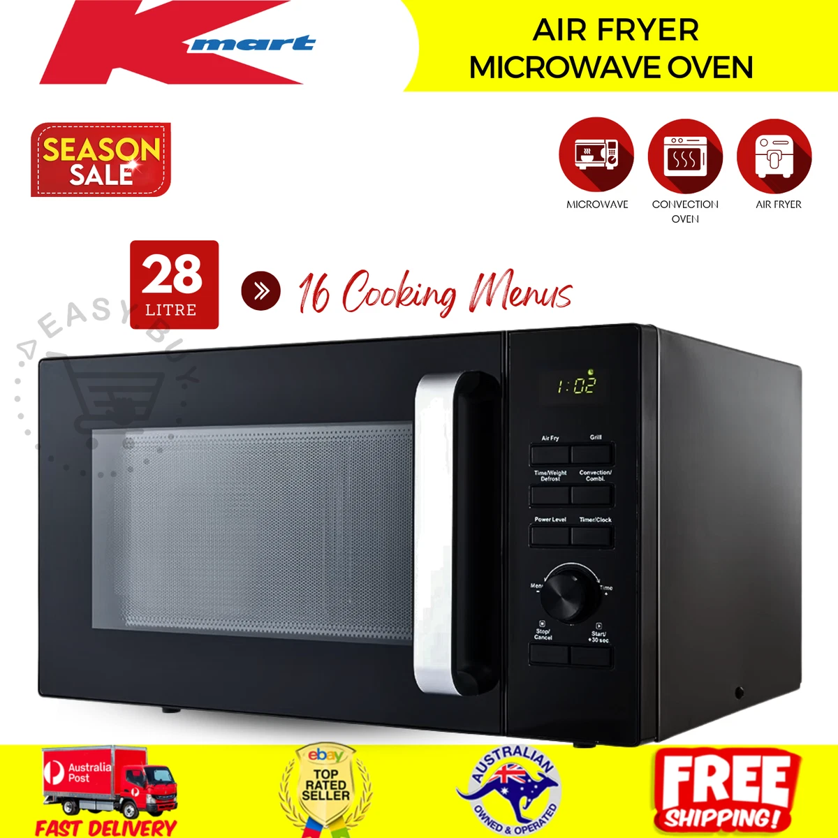 Anko microwave oven with grill and convection online oven