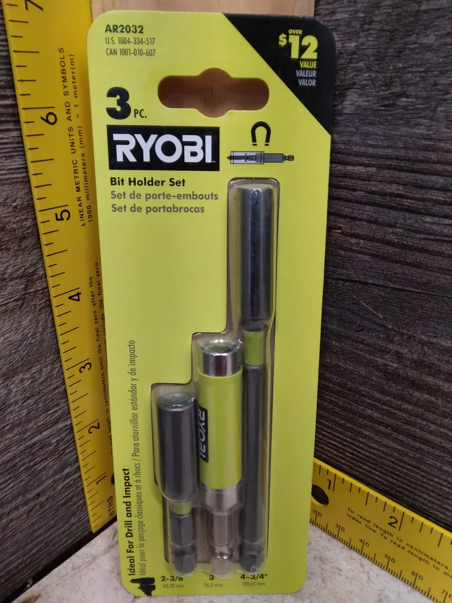 RYOBI Impact Rated Bit Holder Set (3Piece) AR2032 The Home, 53 OFF