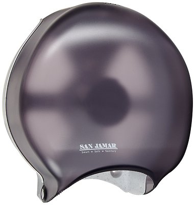 San Jamar R2000TBK Single Jumbo Roll Toilet Tissue Dispenser new