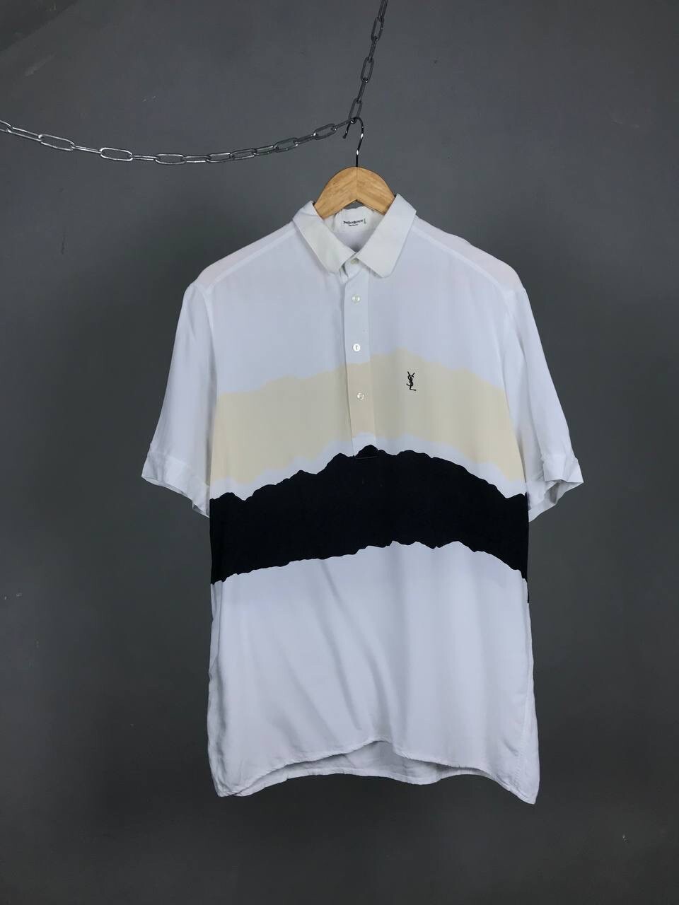 Polo di lusso YSL Yves Saint Laurent vintage di marca da uomo